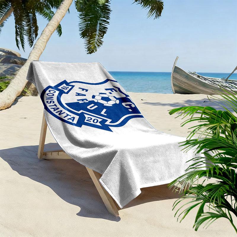 Farul FC Print Beach Towel, Large Soft Quick Dry Towel for Beach Camping Swimming