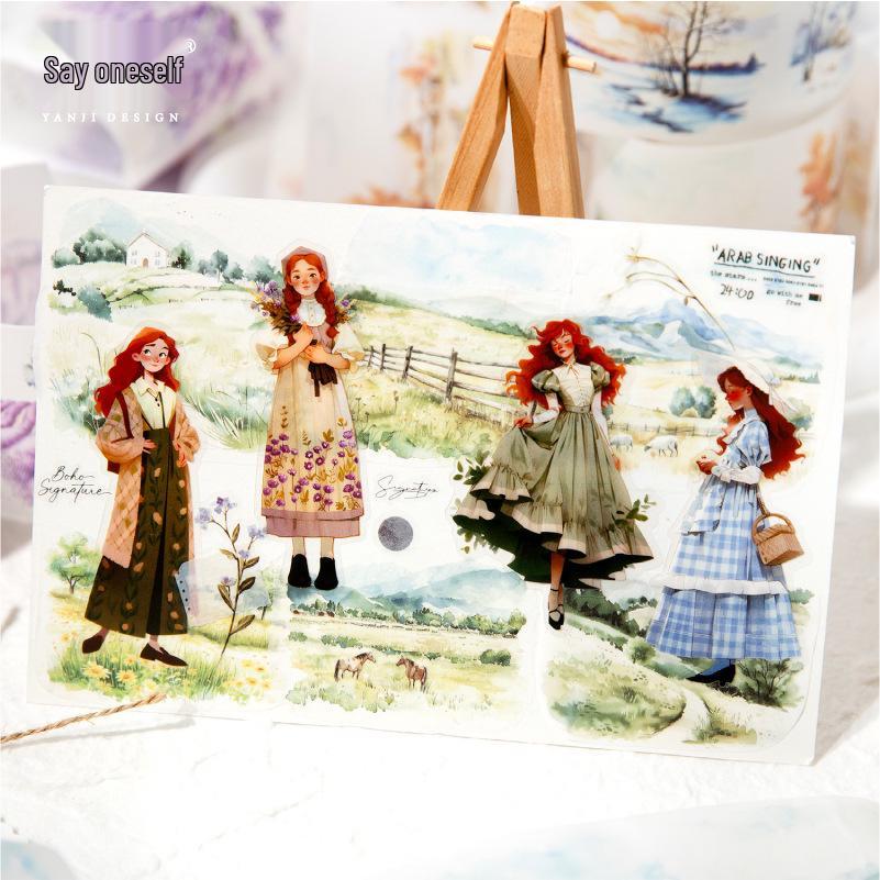 Yan Ji Four Seasons Scenery Washi Tape Collection - 4 Designs