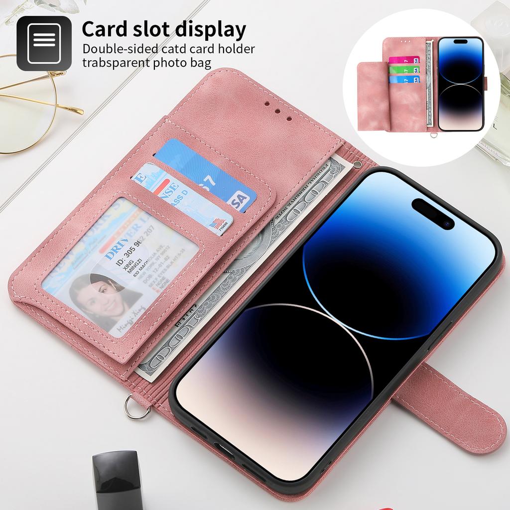 For Xiaomi Redmi K70E 5G/Xiaomi Poco X6 Pro 5G Crossbody Leather Cover Flower Pattern Wallet Case with 2 Straps