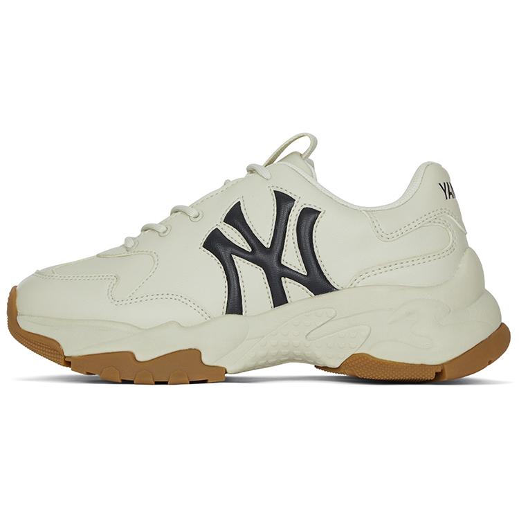 New MLB Big Ball Chunky Low Top Chunky Sneakers Unisex Cream 3ASHBWS4N-50CRS