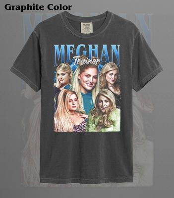 Meghan Trainor Graphic Tee, Retro Pop Music Star Fan ShirtID