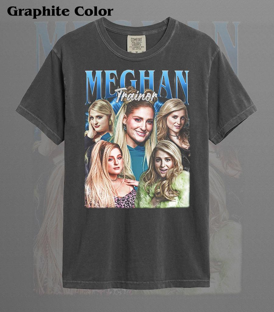 Meghan Trainor Graphic Tee, Retro Pop Music Star Fan ShirtID