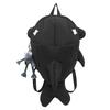Men's and Women's Shark Backpack Personality Funny Trend Ins Student Backpack Large Leisure Bag.