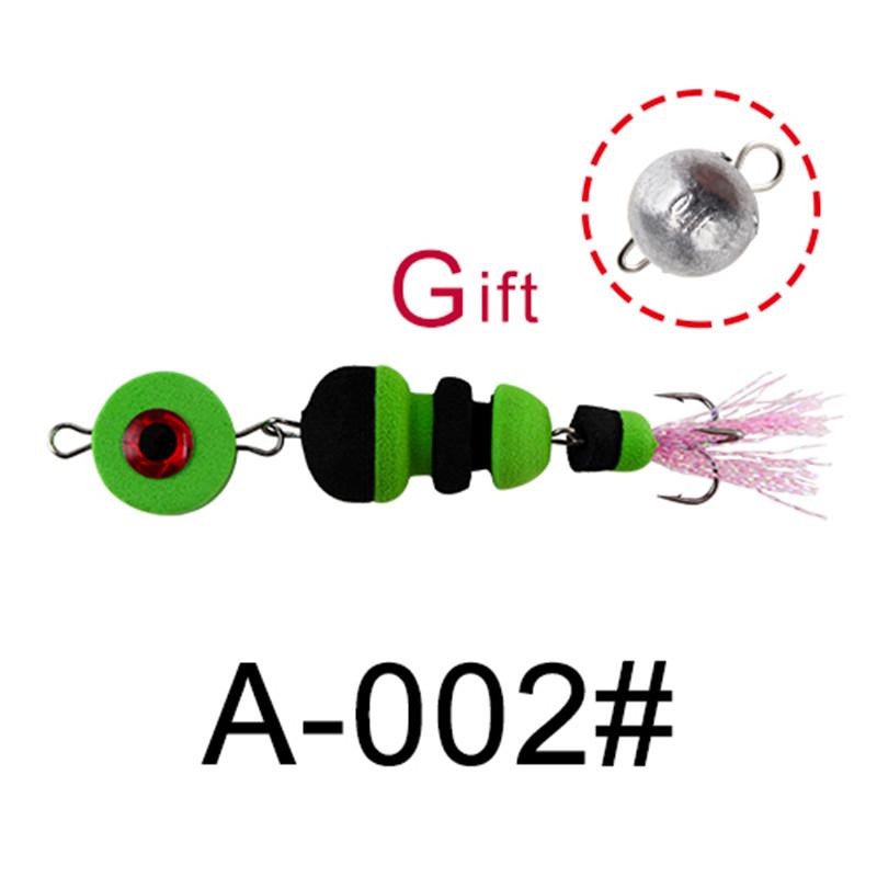 FishKing 1PC Soft Bass Lure Insect Lure With Sharp Hooks Weight 3.4G 4.7G Big/Small Size