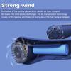 New 3 Gears Hanging Dual Cooling Neck Fan Mini USB Portable Rechargeable Quiet Ventilator for Traveling Outdoor Indoor Neck Fan