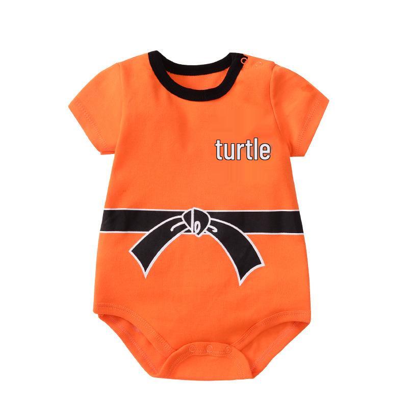 

Детский ромпер в стиле Сунь Укуна: Хлопковый летний гаремный комбинезон с коротким рукавом для младенцев 66cm