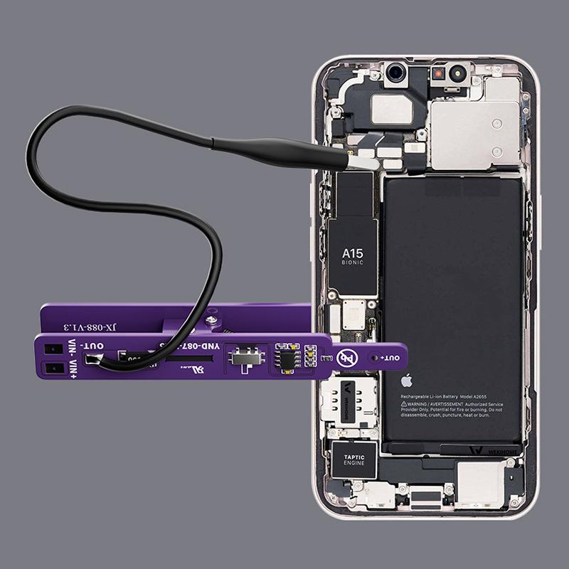 M191 Napájecí klip pro telefon bez baterie, duální režim detekce, tester proudu, univerzální pro opravu telefonů, DIY testovací sada nářadí
