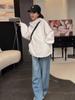 Women's Fashionable Hooded Windbreaker Jacket - Spring 2025 Petite Casual Cardigan Top
