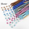 Non-damaging Curtain Holders 2Pcs Tiebacks with Pearls, Handmade Decorative Holdbacks Rope, Outdoor Farmhouse Elegant Tie Backs for Curtains,
