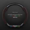 Suede Genuine Leather Steering Wheel Cover for Rising Auto F7, ER6, MARVEL R, R7
