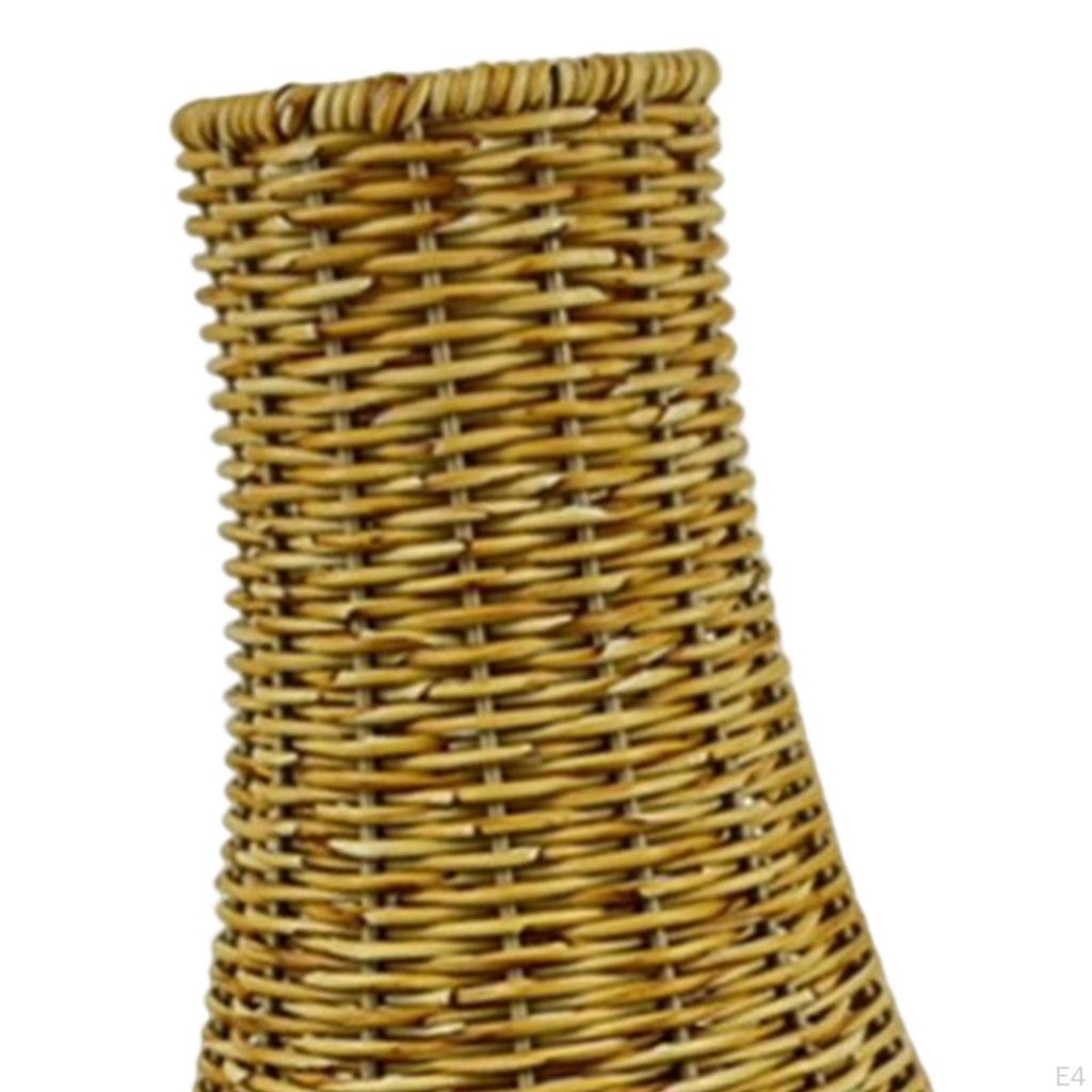 Handcrafted Rattan Vase - Woven Art for Flower Arrangements