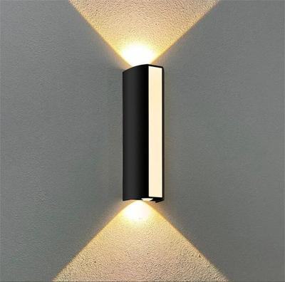Moderní LED vodotěsné venkovní nástěnné svítidlo shora dolů IP65 hliníkové 12W LED nástěnné svítidlo pro vnitřní použití