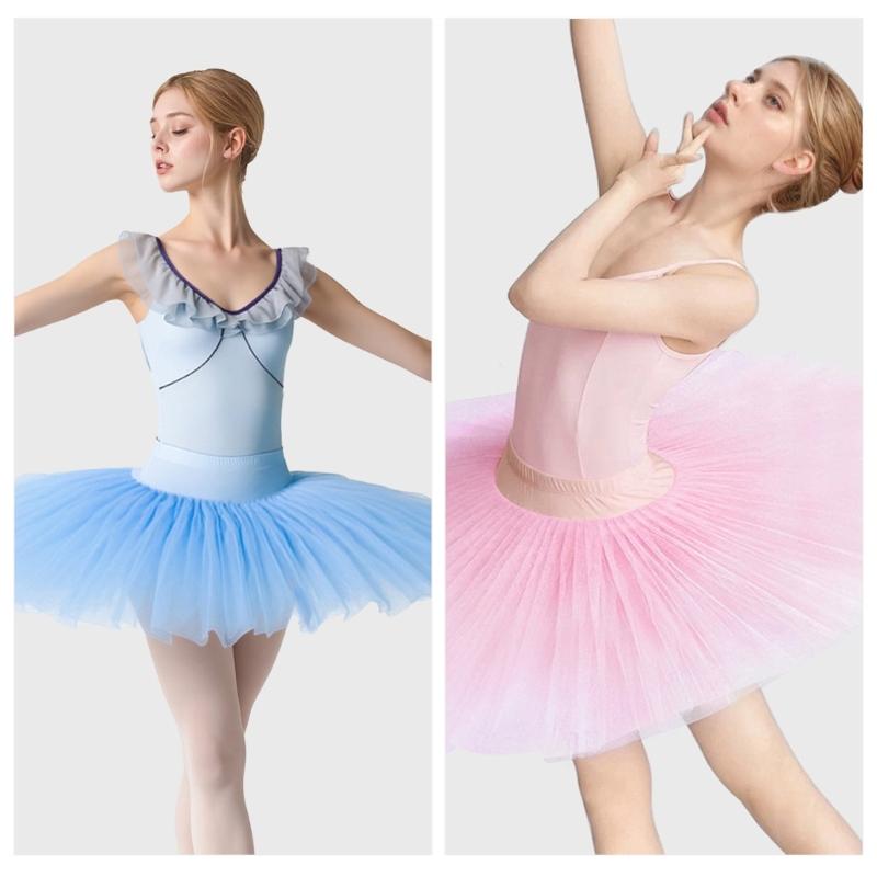 Breathable Ballet Skirt  Comfortable Nylon Costume Skirts Lightweight Ideal for Ballet Practices and Stage Performances