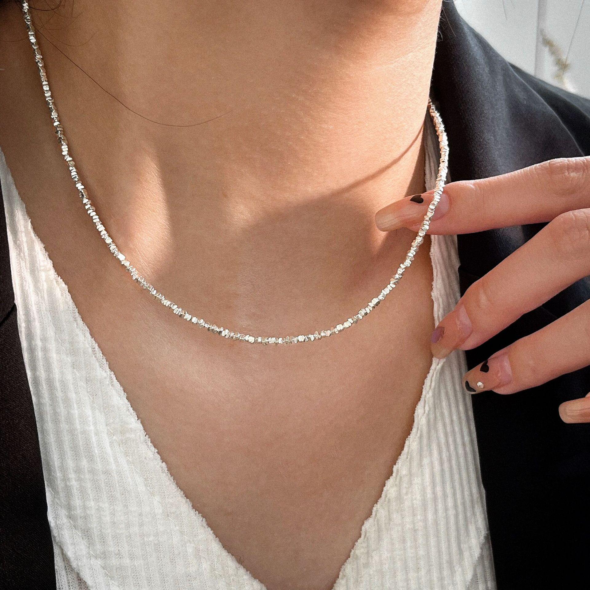 

Подвеска Yinruitai S925 из стерлингового серебра в стиле ретро: Четырехсторонний фрагмент серебро полная нить ювелирное изделие - женское украшение для рук/лодыжки/шеи 925 Silver