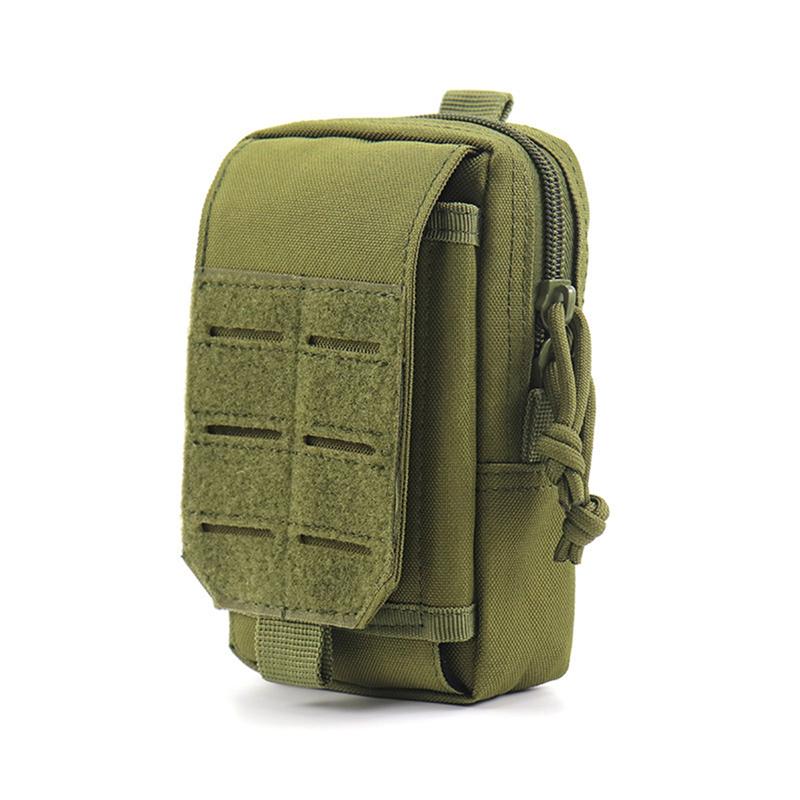 Men Tactical Molle Pouch Belt Waist Pack Bag Small Pocket Military Waist Pack Running Pouch Travel Camping Bags Soft Back Bolsa