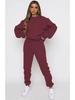 European Winter Women's Printed Hoodie & Pants Set