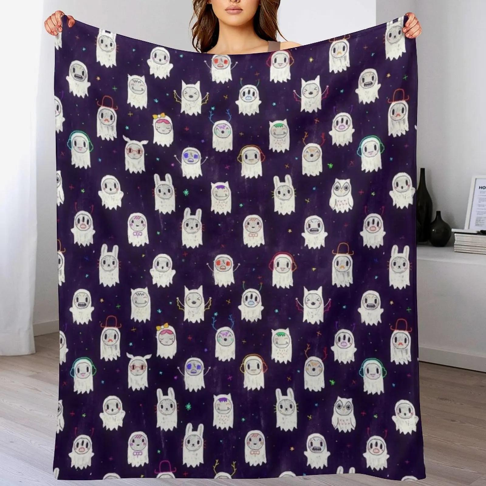 

The Hauntlings Throw Blanket Travel Size Cozy Blanket for Plane Train 102x76cm(40x30in)