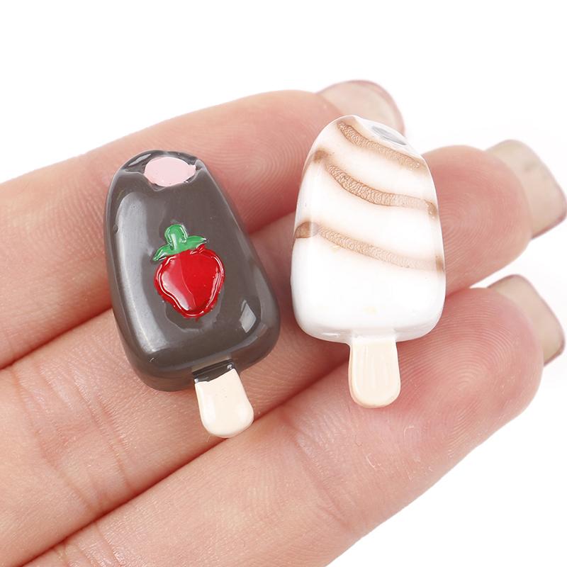 Creative Doll House Mini Food Toy Mold Personality Simulation Ice Cream Diy Jewelry Accessories