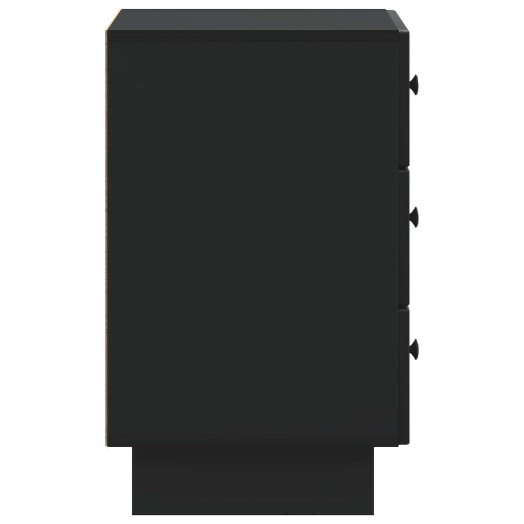 Nightstand Black 43 x 41 x 66.5 cm Particleboard