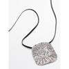 Textured Medallion Necklace 04602613808