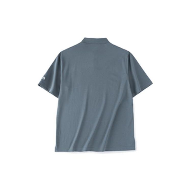 Anta Lifestyle Series Printed Letter Pullover Polo Shirt Unisex Polo Shirts Snow-Rock-Gray 152328150-2