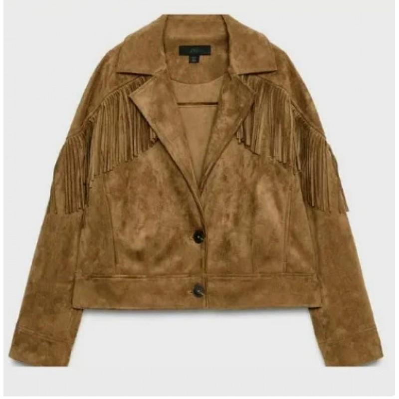 Womens French Chic Pleated Pilot Jacket