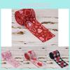 Premium Polyester Red Heart Valentine's Day Ribbon For Creative Crafting And Events