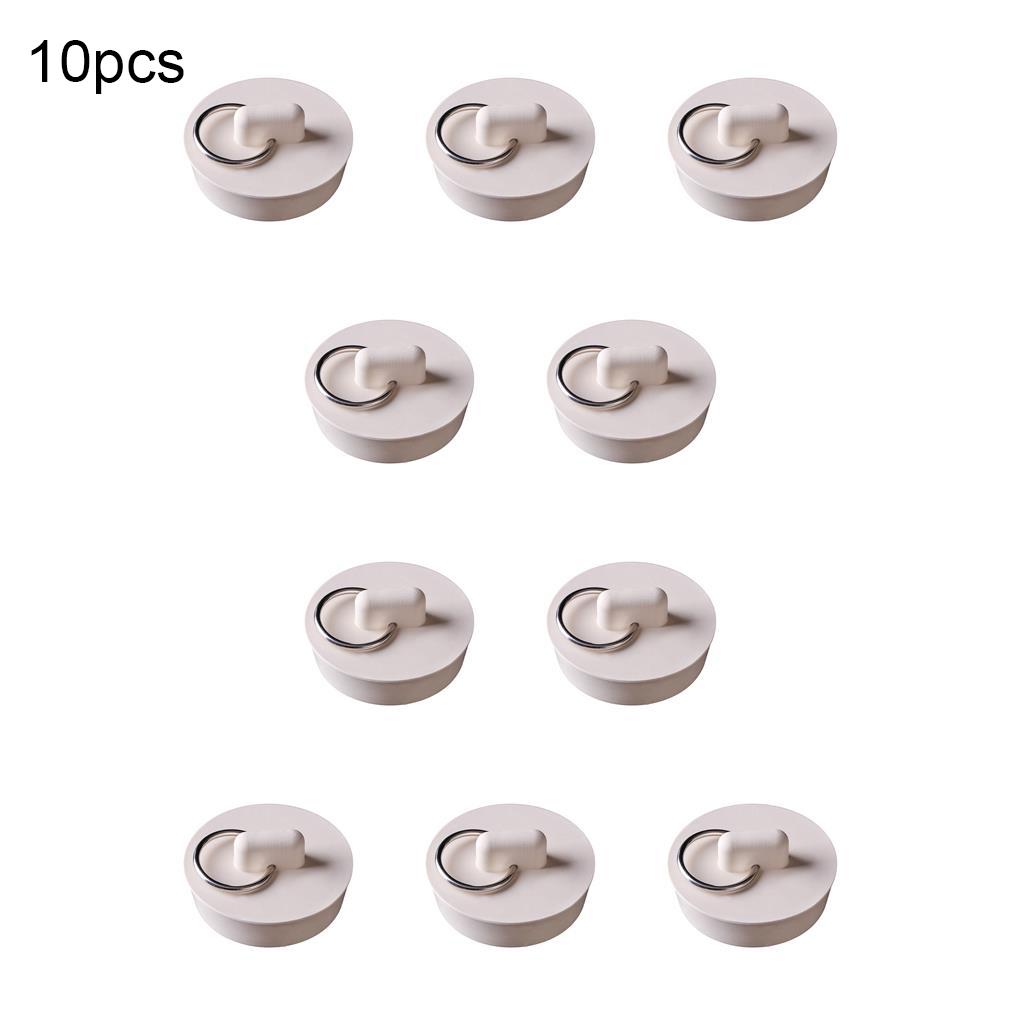 10 Pieces Sinks Strainer Kitchens Supplies Bathtub Stopper Round Smooth Edge Baskets Tight Match Residues Catcher Drain Shelf
