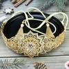 Gold Color Belt For Women Hand Rope Chain Waist Belt Hollow Star Shaped Bride Wedding Jewelry