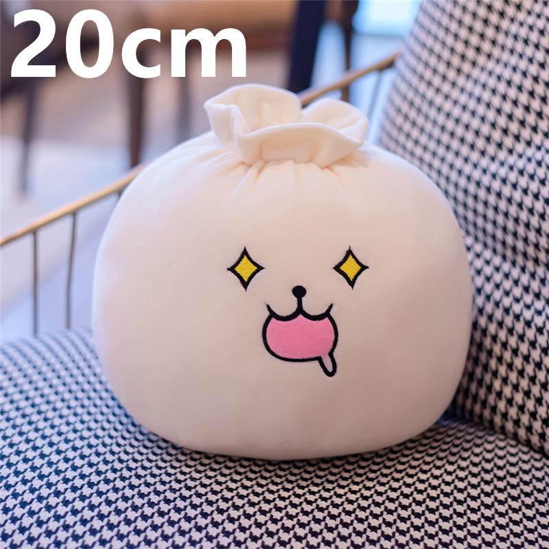 Brinquedos de Pelúcia Criativos em Formato de Pão Chinês Almofada Macia Recheada de Bolinhos Kawaii Almofada Boneca de Comida Simulação Presente para Crianças Decoração de Casa