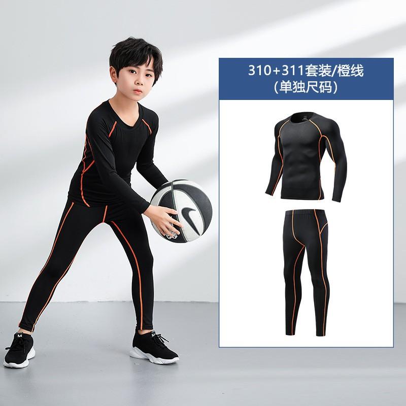 Conjunto de Compresión Atlético para Niños Niños Secado Rápido Traje para Correr Gimnasio Entrenamiento Baloncesto Fútbol
