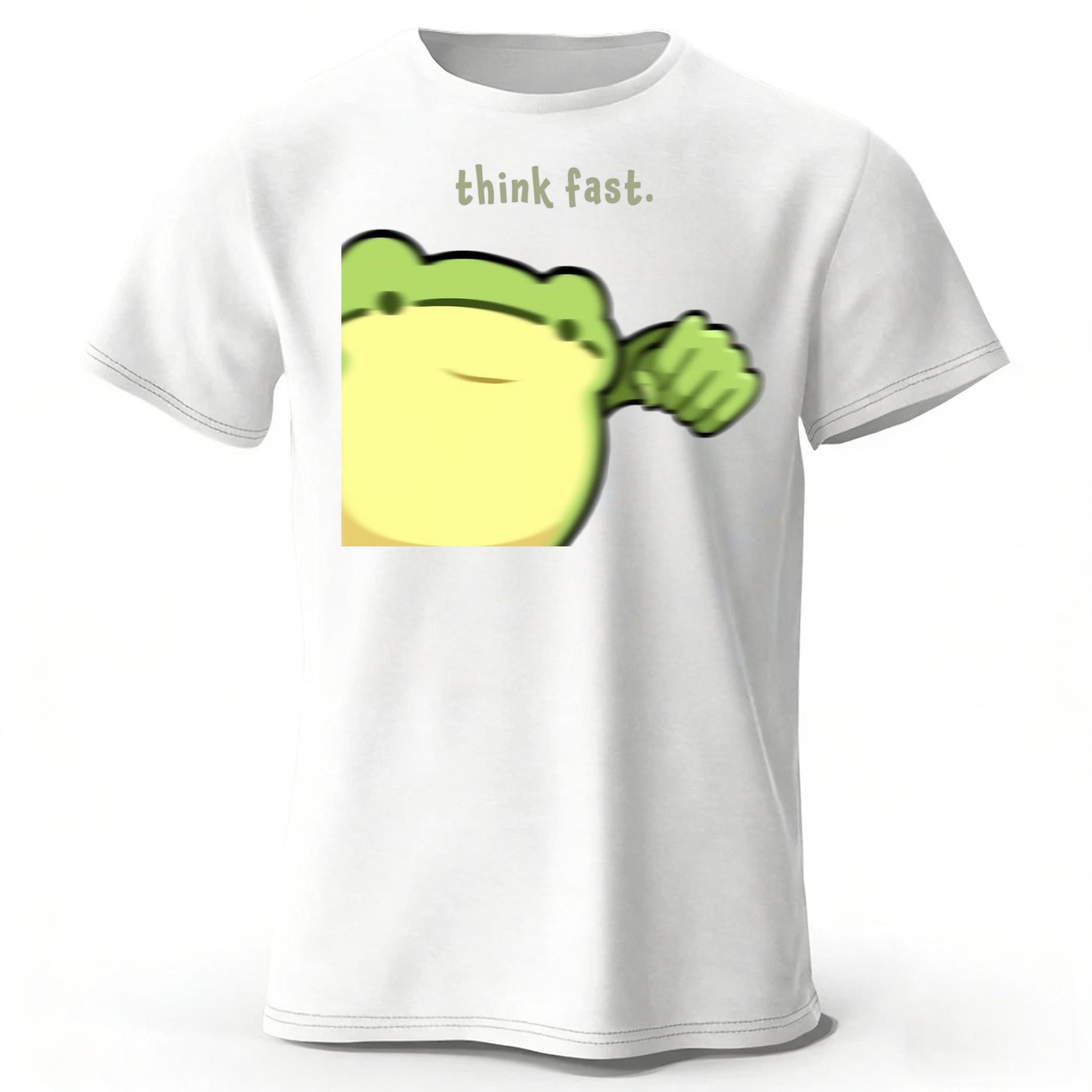 

Angry Frog Summer New Mens Cotton Sports Short Sleeve Running Fitness Large Loose Tshirt Street Daily 2yk Casual Top 4XL