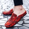 Summer Men's Shoes Gentlemen's Casual Style Design Fashion Party Outdoor Street Walking 38-46 Plus Size Adult Flat Shoes