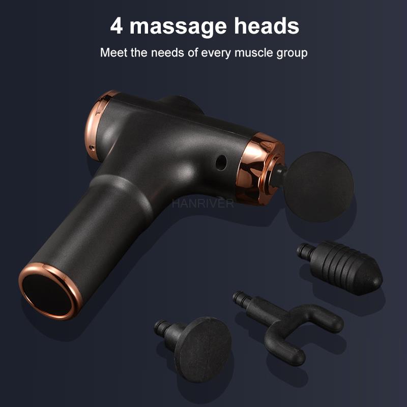 Portable High frequency Massage Gun Electric Massager Muscle Relax Body Relaxation with Portable Bag Therapy Gun for fitness