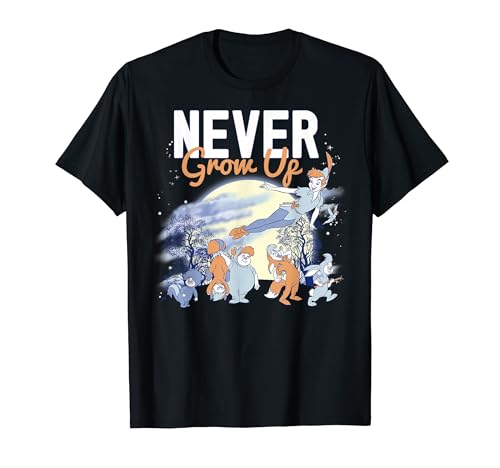 Disney Peter Pan Lost Boys Never Grow Up Night Portrait T-Shirt