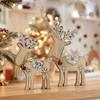 Christmas 2026 Wooden Deer Decoration for Hotel, Desktop, Mall, or Shop Window Display