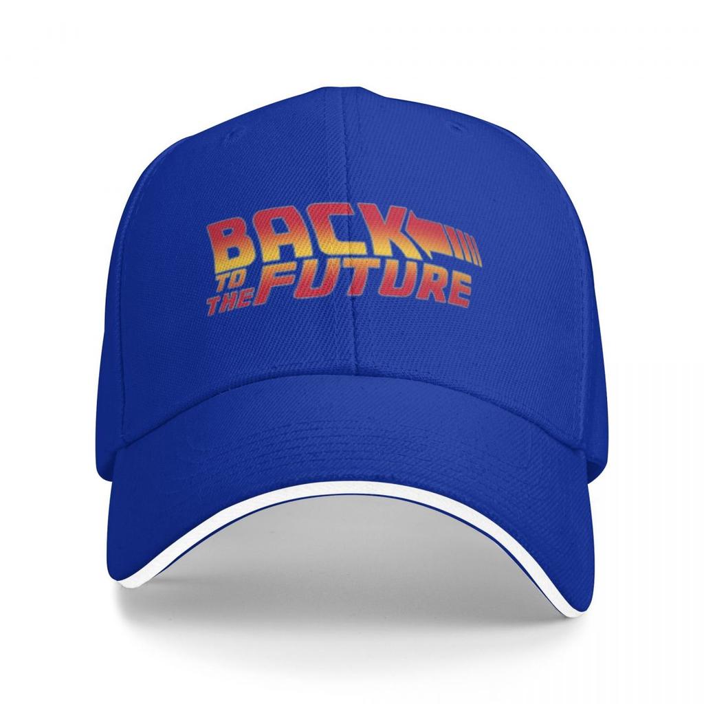 Back To The Future Movie Logo Baseball Caps Snapback Baseball Hats Breathable Casual Casquette Outdoor Unisex