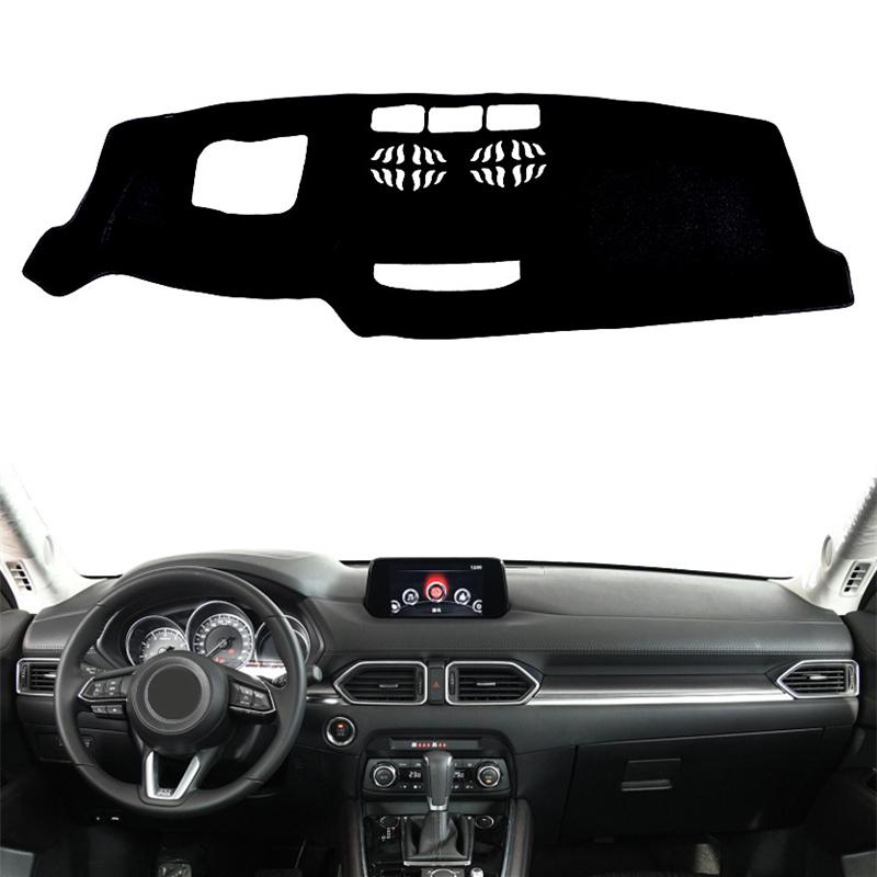 For Mazda CX-5 CX5 KF CX-8 2017-   2024 Dashmat Dashboard Cover Mat Rug Dash Sunshade Carpet Cushion Car Accessories