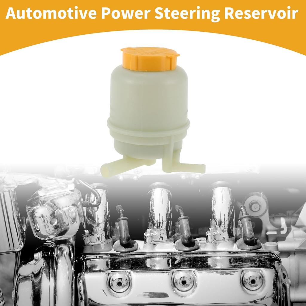 Power Steering Reservoir No.34630AE001 - Car Automotive Power Steering Tank - for Subaru Impreza 2002-2007 Plastic Beige - 1 Pc