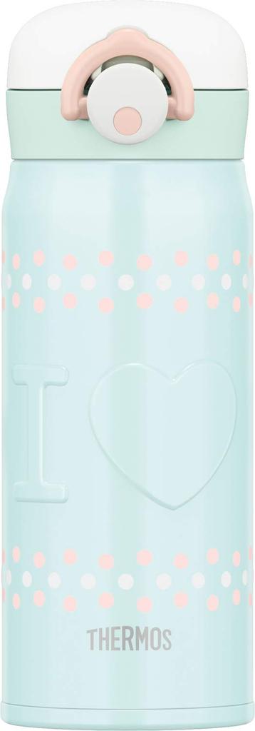 Termoska na vodu vakuově izolovaný mobilní hrnek 400ml modrý BL JNR-400