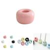 Fashionable Ceramic Toothbrush Rack Personalized Toothbrush Base Multiple Colors 4.5*2.8cm