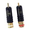 1Pc Wbt-0144 Gold Plated Rca Plug Lock Soldering Audio/Video Plugs Connect
