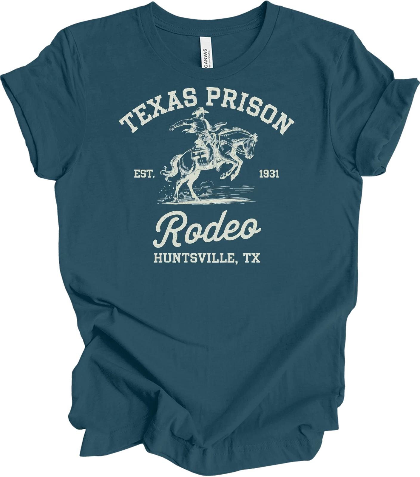 Texas Prison Rodeo T-Shirt | Huntsville Cowboy Retro Style M