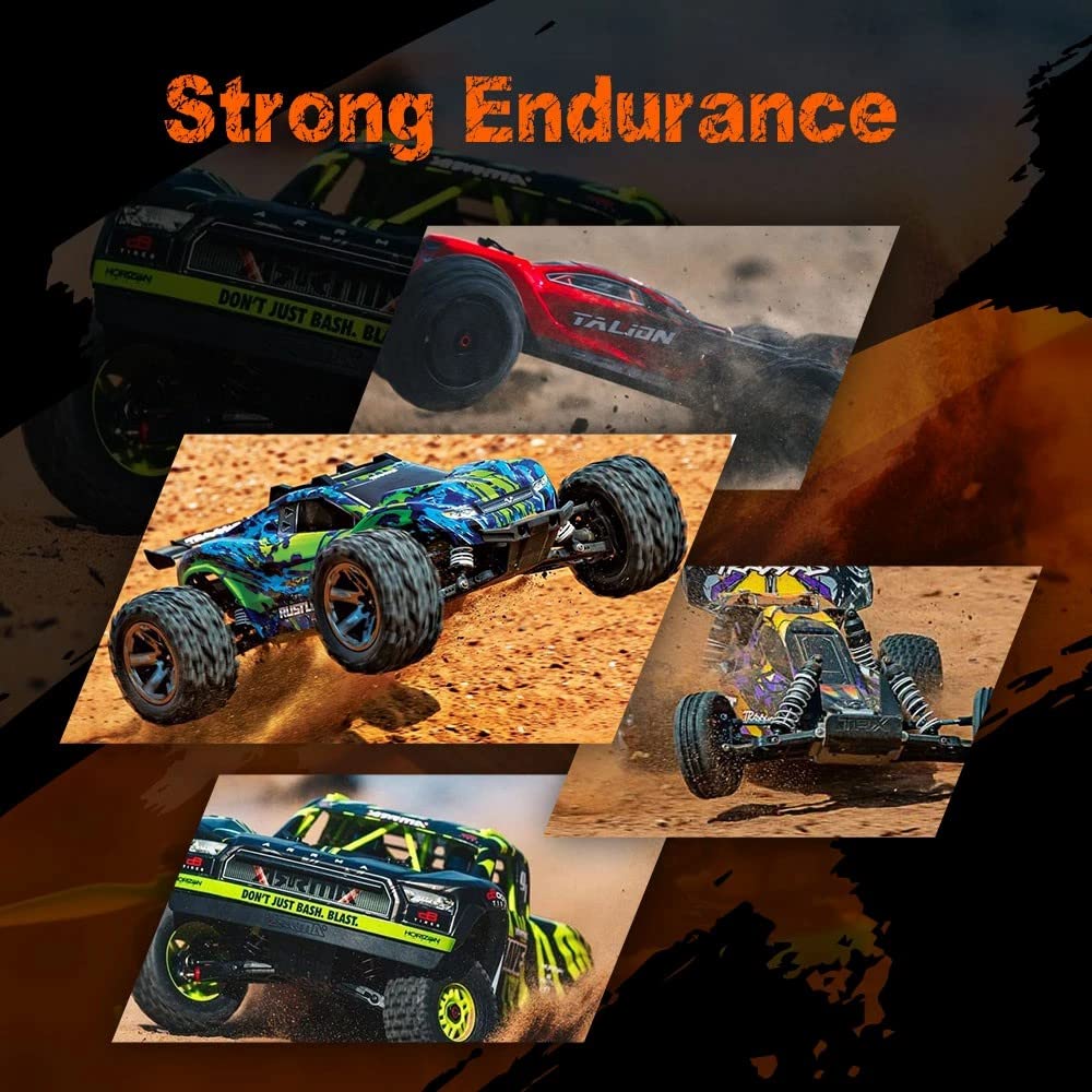 CNHL Racing Series 7.4V 2S 4900mAh 120C240C Li-Po Battery with T-Type Plug, High Discharge Rate, High Capacity, Short Li-Po for RC Cars