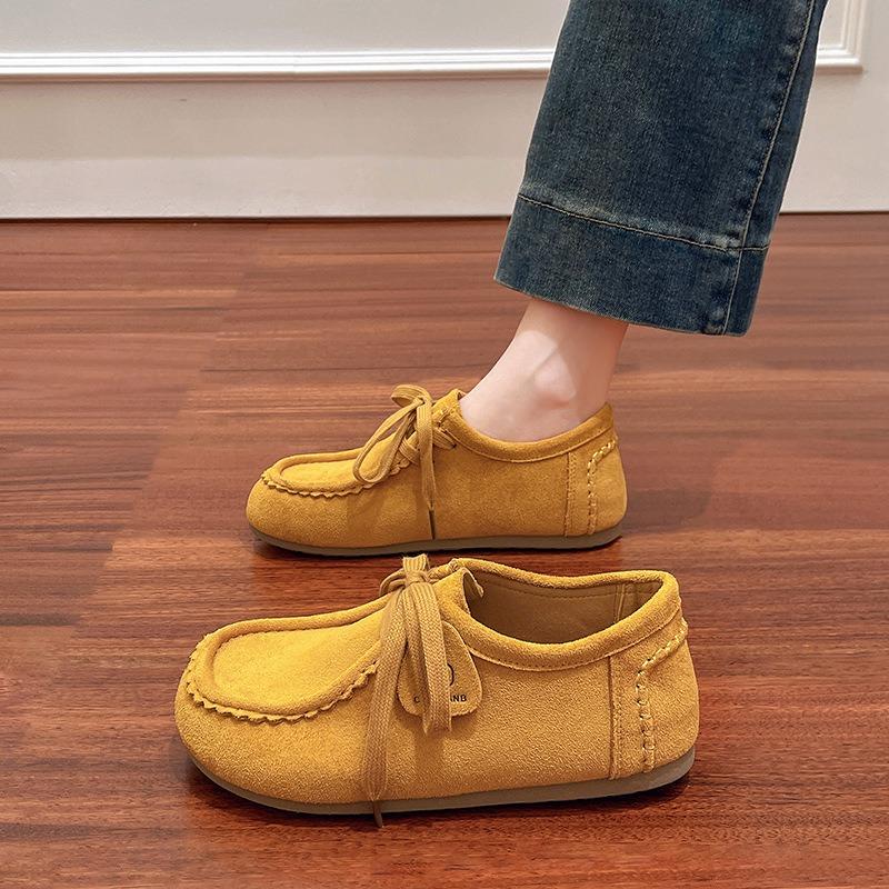 Women's new autumn versatile flat-soled Doudou shoes, small single shoes are trendy
