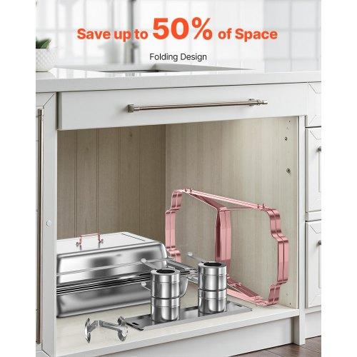 VEVOR Chafing Dish Buffet Set, 8 Qt 2 Pack, Stainless Steel Chafer with 2 Full Size Pans