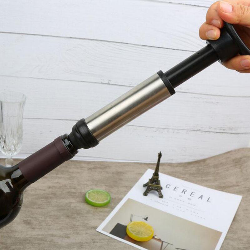 Wine Bottle Sealer Vacuum Wine Pump With 2 Stoppers Sealing Preserver Cooking Tool Utensils Kitchen Accessories