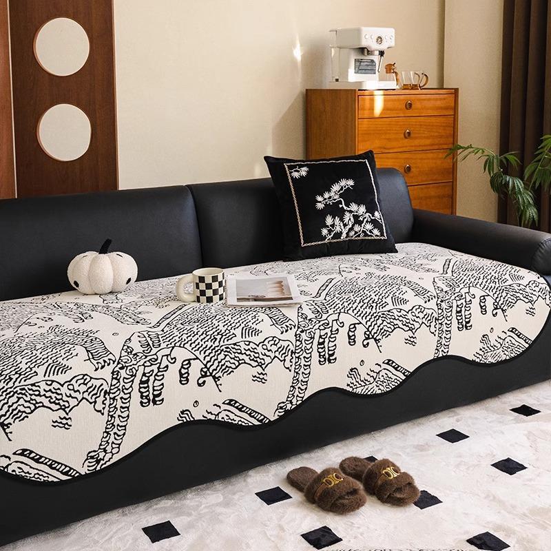 

Средневековая подушка для дивана особой формы, с неровным дизайном, нескользящая, прямой ряд, новинка 2025 года, цельная высококачественная тканевая накидка 30 * 50Cm Pillowcase