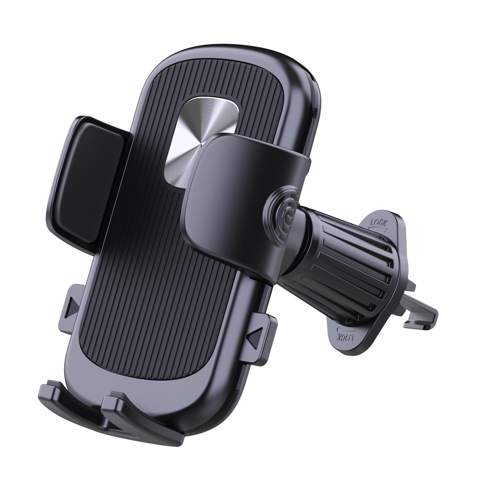 

Shockproof, Anti-Shake Car Mount with Short Arm Design Fits Air Vents Without Blocking Wind. чёрный