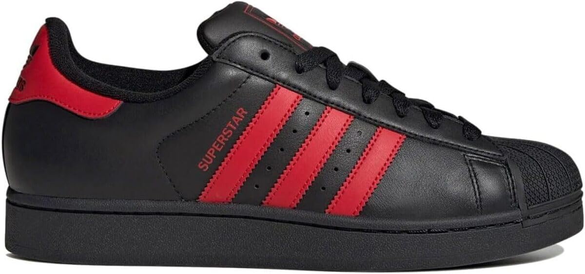 

Adidas Superstar II Core Size JQ2309, Black/Better Scarlet/Core Black, 26.5cm